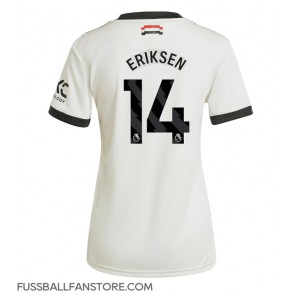 Manchester United Christian Eriksen #14 Replik 3rd trikot Damen 2024-25 Kurzarm